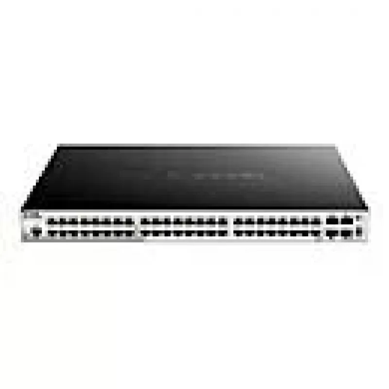 D-Link 52-poorts Gigabit Stackable POE Smart Managed Switch inclusief 4 x 10G SFP+