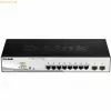 D-Link DGS-1210-10P managed L2 Gigabit Ethernet (10/100/1000) Power over Ethernet (PoE) 1U zwart