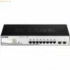D-Link DGS-1210-08P/E managed L2 Gigabit Ethernet (10/100/1000) Power over Ethernet (PoE) zwart