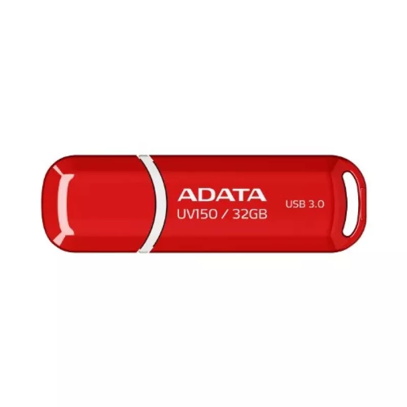 USB-flashdrive ADATA DashDrive UV150 32 GB, USB Type-A 3.2 Gen 1, rood, klepdesign