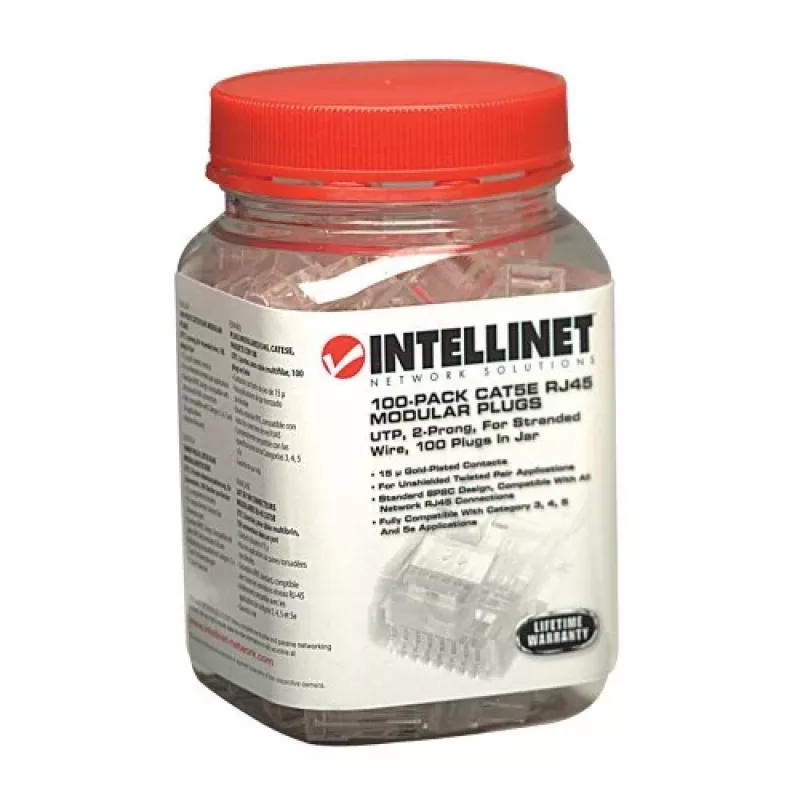 Intellinet 502375 draadverbinder RJ-45 transparant