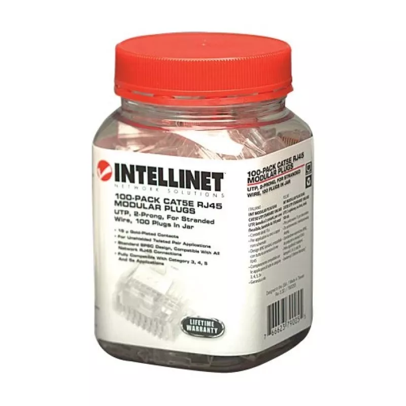 Intellinet 502375 draadverbinder RJ-45 transparant