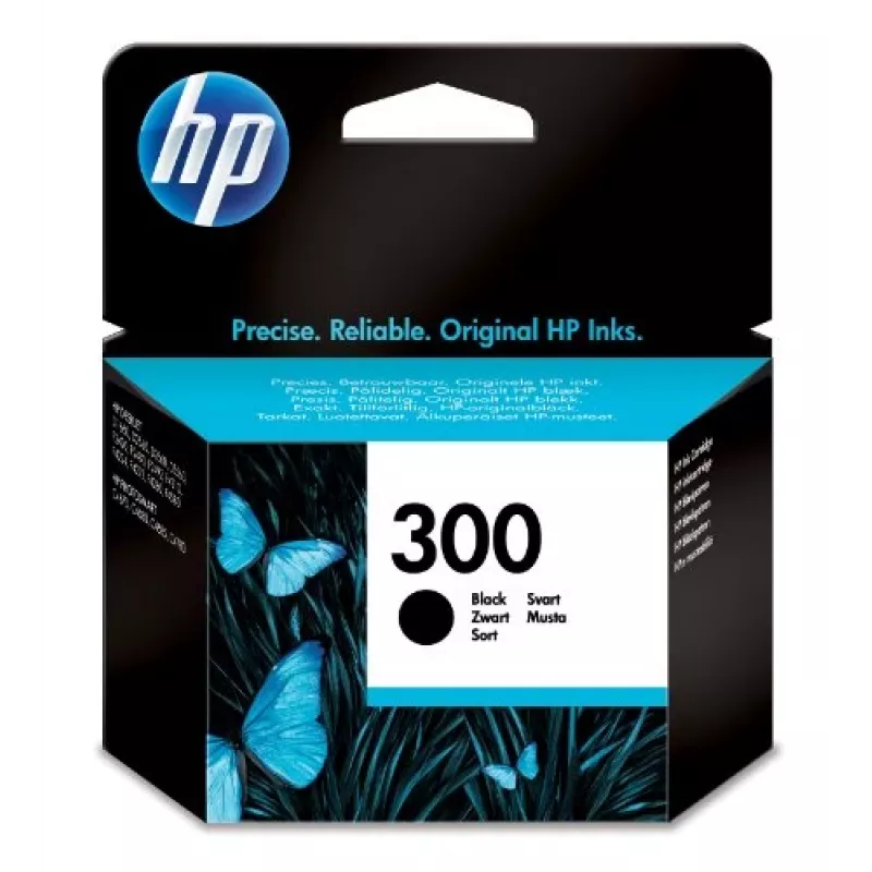 HP 300 originele inktcartridge zwart, zwart, 1 stuk, 200 pagina's