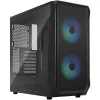 Fractal Design Focus 2 RGB Tempered Glass mid tower ATX pc-behuizing - zwart