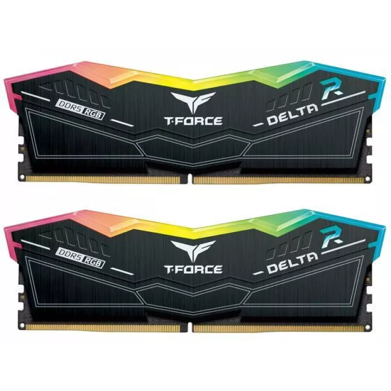 DIMM 32 GB DDR5-6000 (2x 16 GB) dual-kit, geheugen zwart, FF3D532G6000HC30DC01, Delta RGB, INTEL XMP