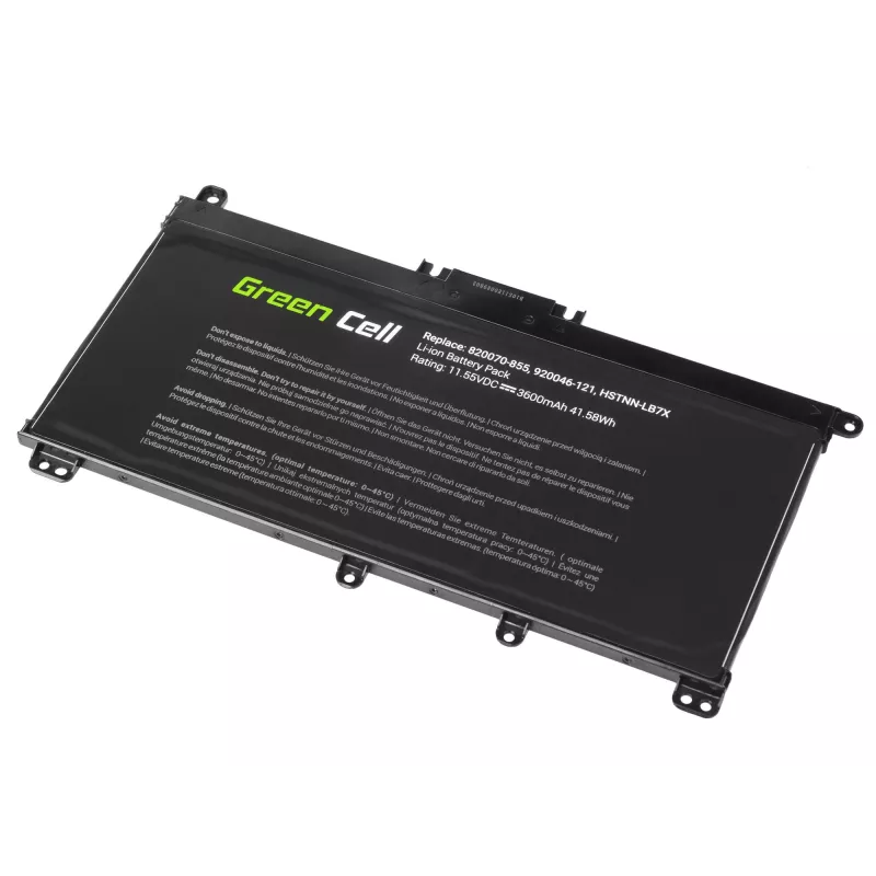 Batterij Green Cell HP145 voor HP Pavilion (LiPo 3600 mAh, 11,55 V, zwart)