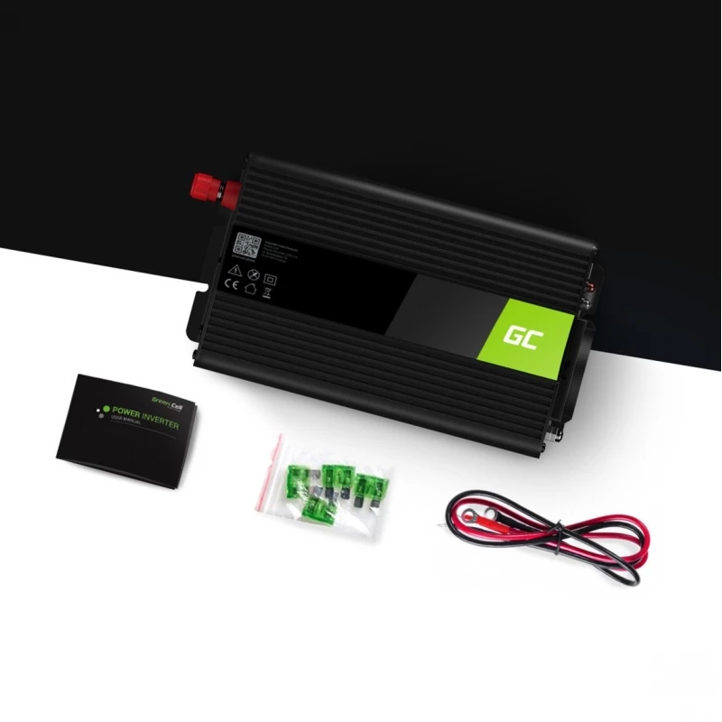 INV18 - universeel - auto - 24 V - 1000 W - 230 V - DC naar AC