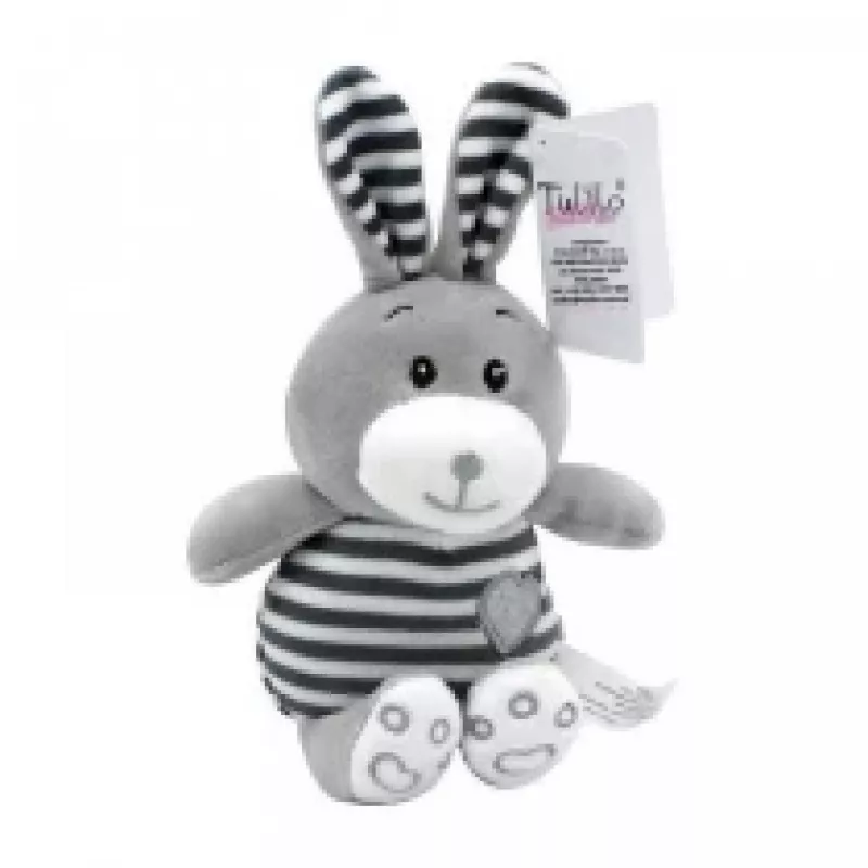 Knuffel TULILO Striped Cuddles haas 26 cm pluchen haasspeelgoed