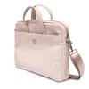 Guess 4G Triangle Logo laptoptas 16 rosé pink saffiano - GUCB15P4TP