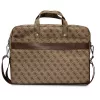 Laptoptas GUESS GUCB15P4TW 16 inch bruin saffiano met 4G-driehoeklogo