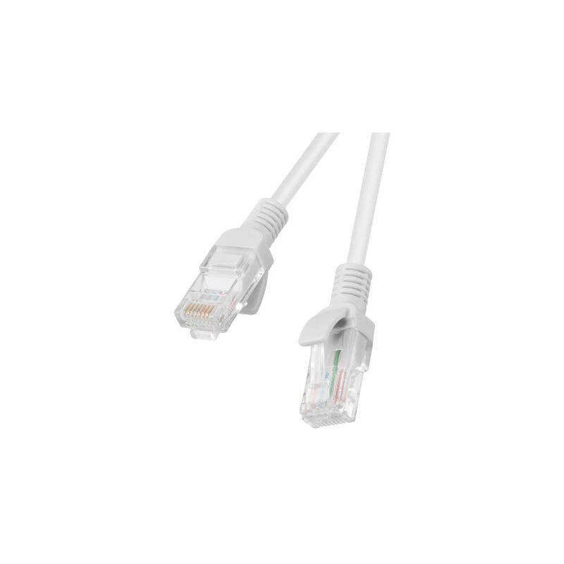 LANBERG netwerkkabel Cat5e U/UTP RJ-45 naar RJ-45 20 m grijs, 26 AWG, CCA-ader