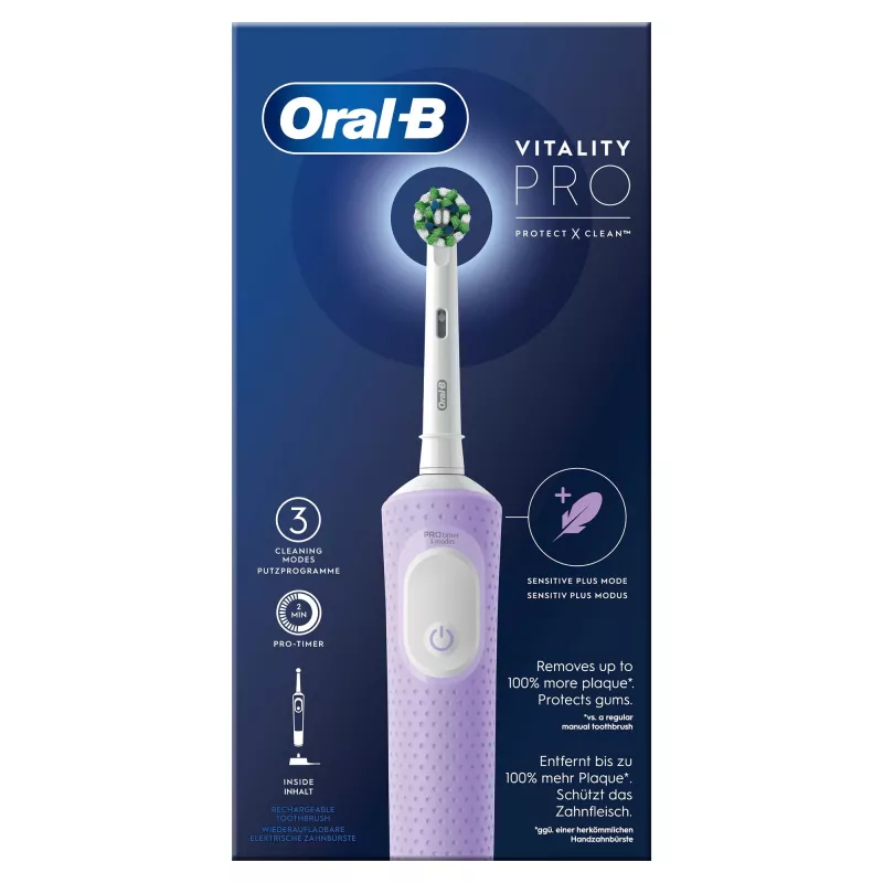 Oral-B Vitality Pro elektrische tandenborstel paars 1 borstel