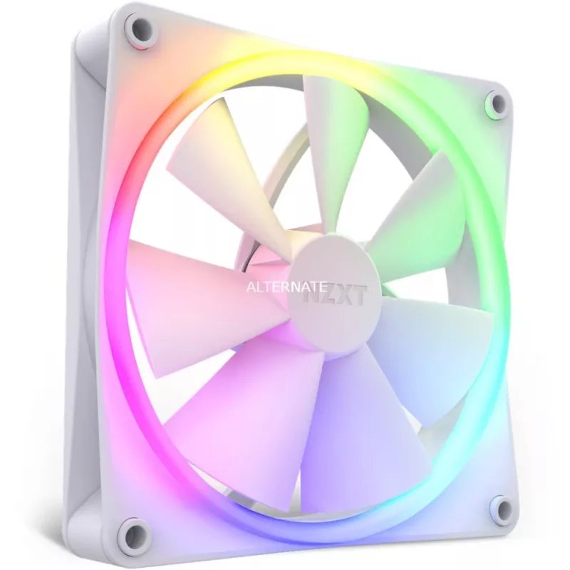 NZXT F140 RGB 140mm witte enkele ventilator
