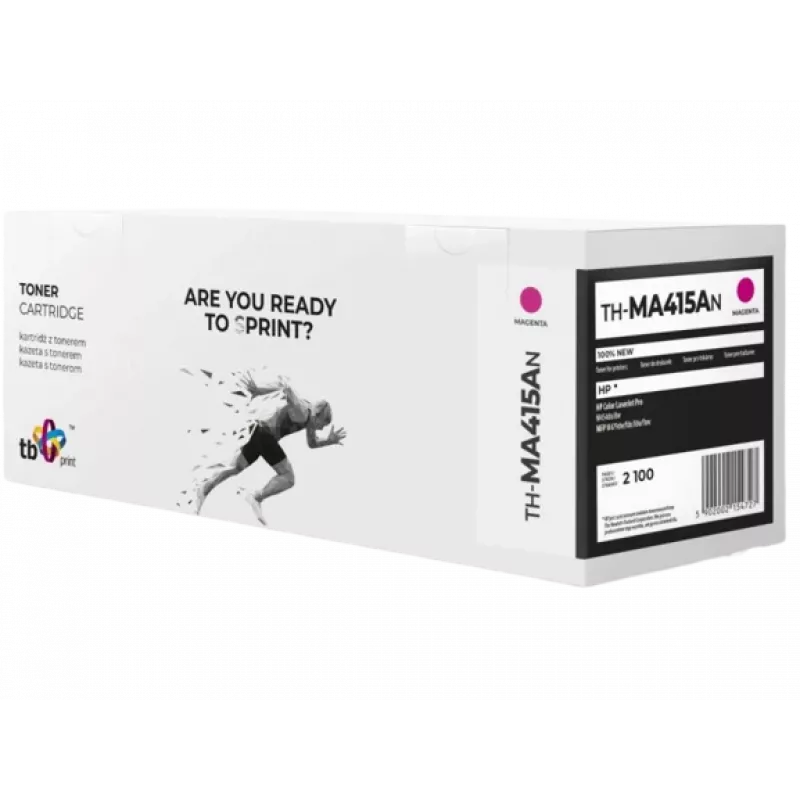 Toner voor HP Color LJ Pro W2033A TH-MA415AN 100% nieuw magenta