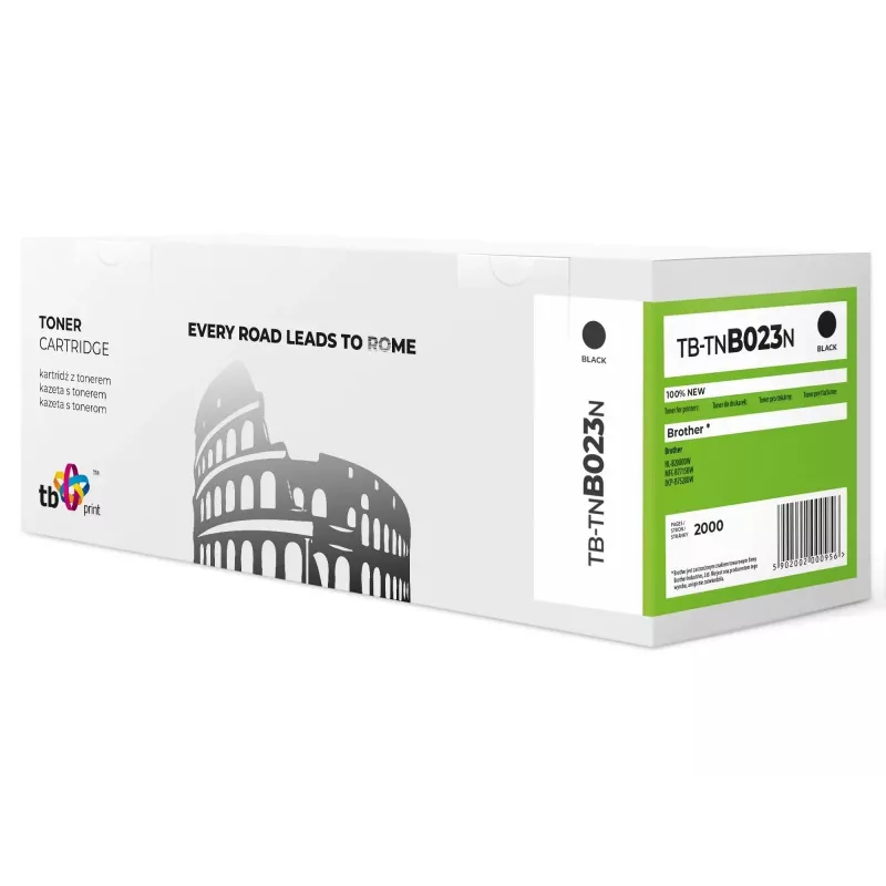 Toner voor Brother HL-B2 080DW TB-TNB023N BK 100