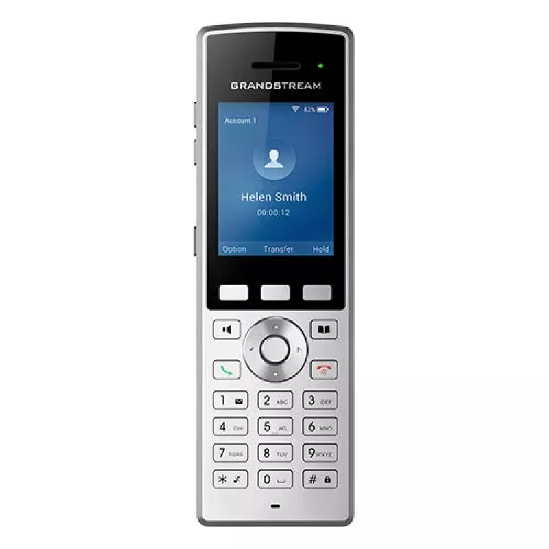 Grandstream Networks WP822 IP-telefoon zwart, zilver 2 lijnen LCD Wi-Fi