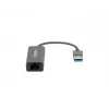 Natec Cricket NNC-1924 USB 3.0 Type-A naar RJ45 Ethernet-adapter, 1000 Mbit/s, kabel van 15 cm, zwart