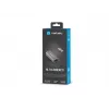 Natec Cricket NNC-1925 USB-C 3.1 Gen 1 naar RJ45 Ethernet-adapter, 1000 Mbit/s, kabel van 15 cm, aluminium, grijs