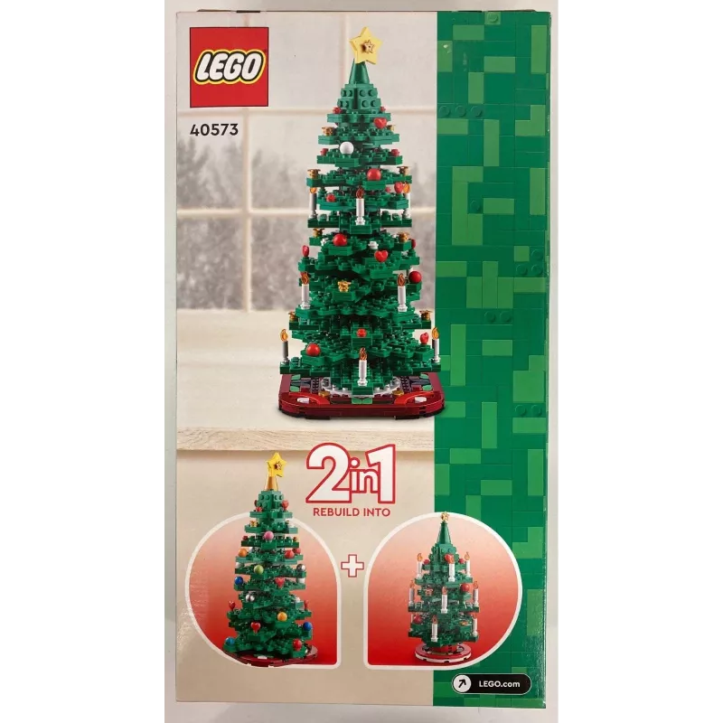 LEGO Kerstboom set 40573 – seizoensgebonden uitstalmodel, decoratieve minibouw