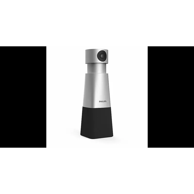 Philips PSE0550 SmartMeeting draagbare 4K-videoconferentiecamera met ingebouwde microfoon, 30 fps, USB, zwart/zilver