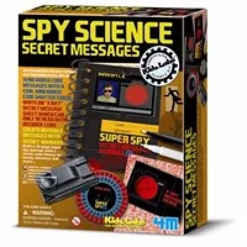 4m Spy Science Secret Messages Kit 3295 – set met experimenten over geheime boodschappen voor kinderen vanaf 8 jaar