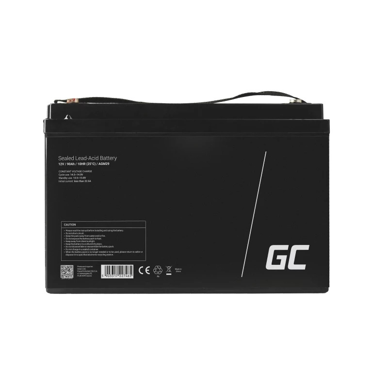 AGM29 - Sealed Lead Acid (VRLA) - 12 V - 1 st. - zwart - 90 Ah - 5 jaar
