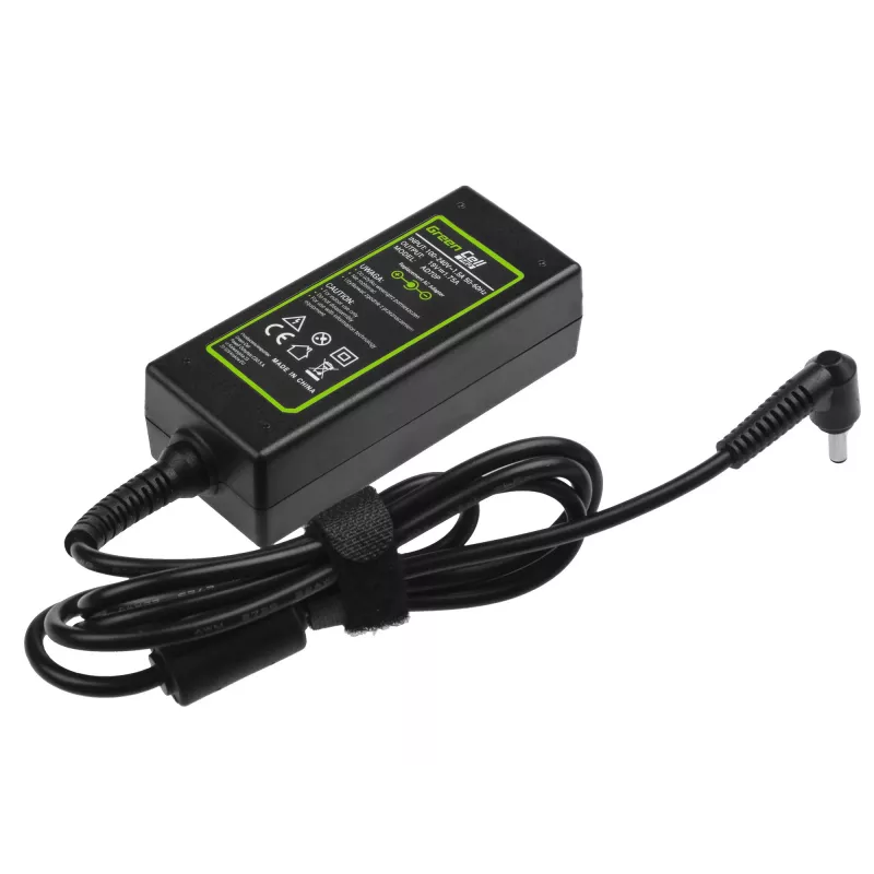 Voeding Green Cell AD70P voor ASUS laptops, 33W, 19V 1,75A, binnen, zwart
