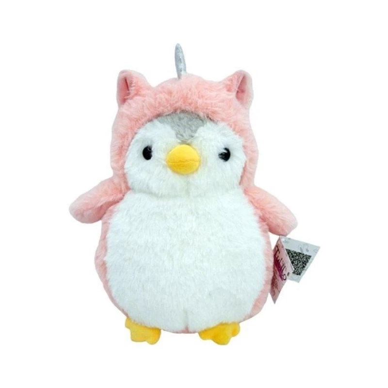 Pinguïn Romek roze 20 cm Tulilo