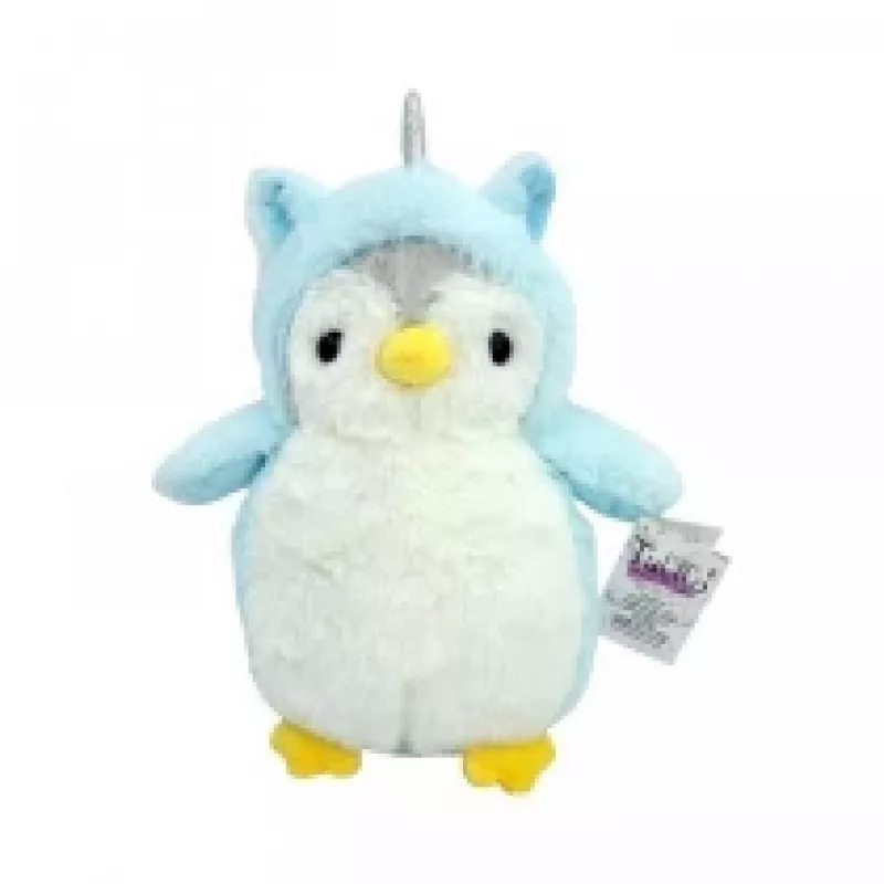 Knuffel TULILO mascotte Roman pinguïn blauw 20 cm knuffeldier, model 9187