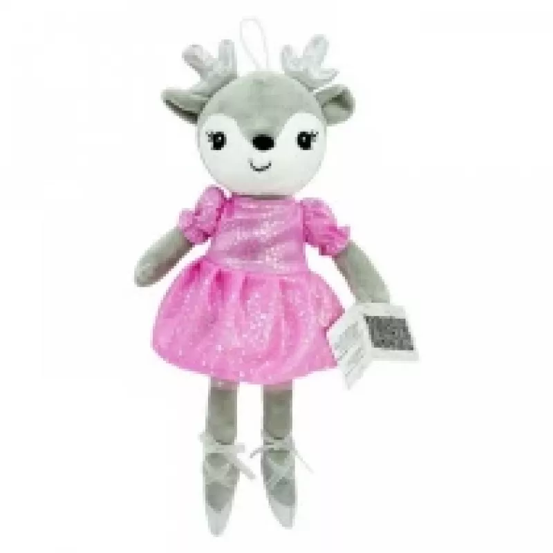 Knuffel TULILO Celinka hert 35 cm zacht knuffeldier, speelgoed voor kinderen