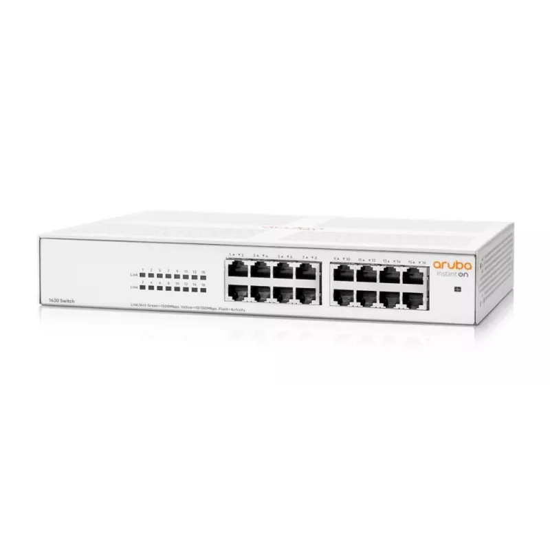 Aruba Instant On 1430 16G unmanaged L2 Gigabit Ethernet (10/100/1000) 1U wit