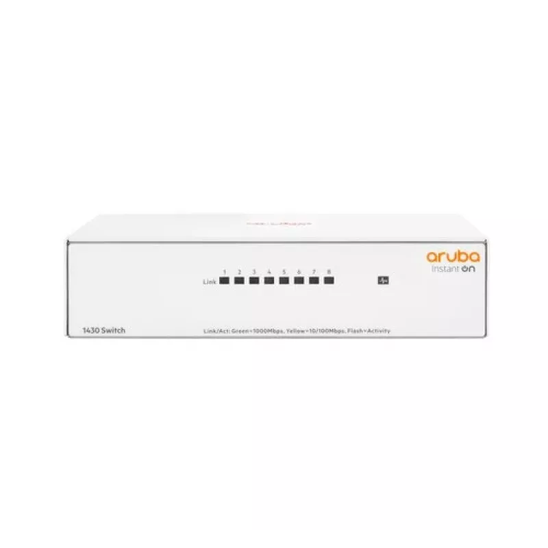 Unmanaged switch Aruba Instant On 1430 8G L2 Gigabit Ethernet 8 poorten