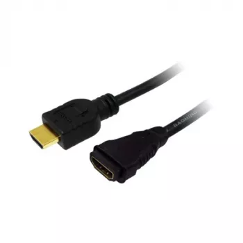 LogiLink CH0057 HDMI-kabelverlenging zwart 4K UHD 3m HDMI-A stekker T