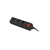 Lanberg PS1-03E-0150-BK verlengsnoer (1,5 m, zwart)