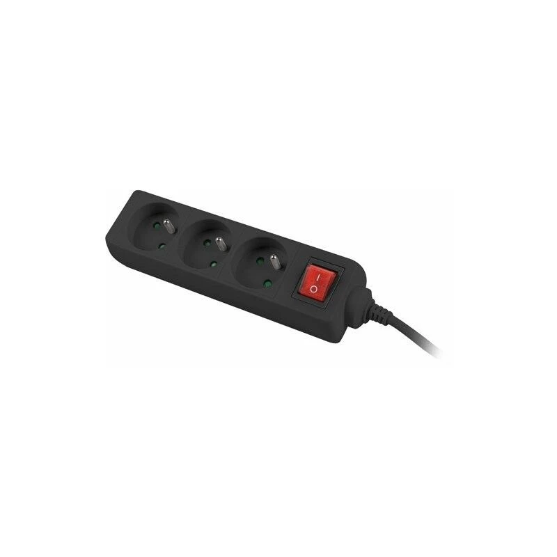 Lanberg PS1-03E-0150-BK verlengsnoer (1,5 m, zwart)
