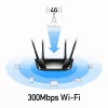 Cudy LT400 draadloze router Fast Ethernet singleband (2.4 GHz) 4G zwart