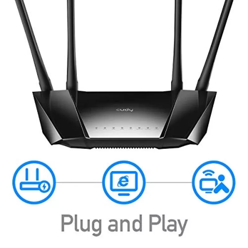 Cudy LT400 draadloze router Fast Ethernet singleband (2.4 GHz) 4G zwart