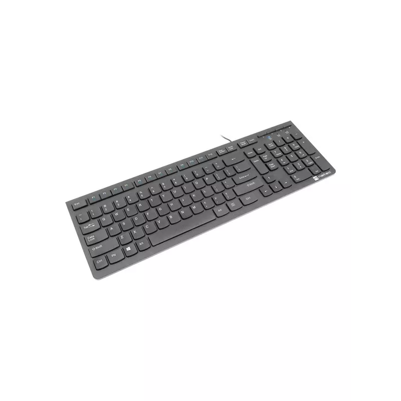 Natec Discus 2 - toetsenbord - QWERTY - US - zwart - toetsenbord - US-Engels - zwart