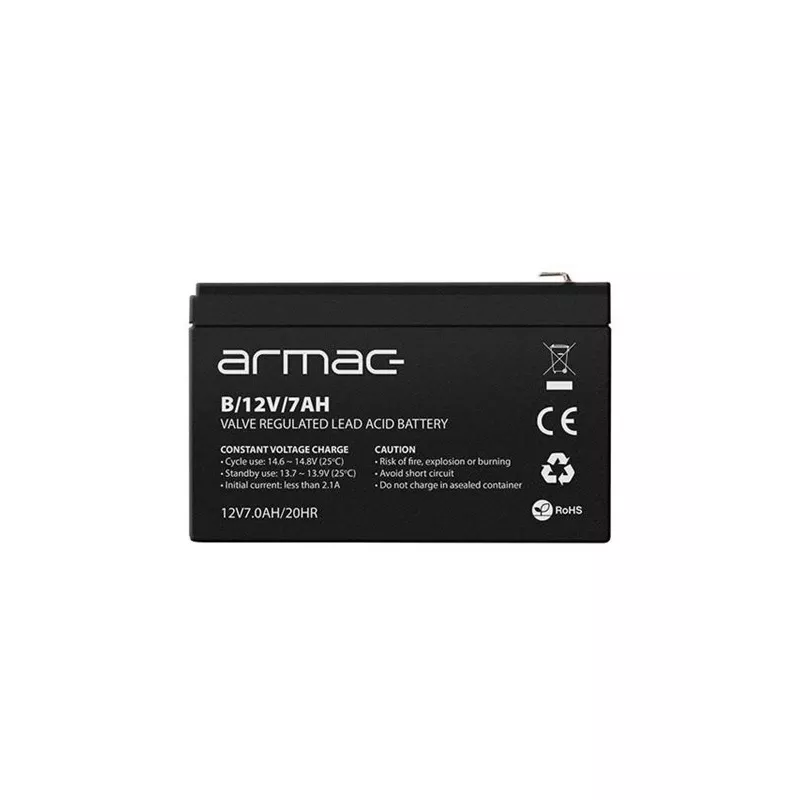 USV-accu ARMAC B/12V/7AH — lood-zuur-vlies 12V 7Ah, 110A max. ontlaadstroom, ABS-behuizing