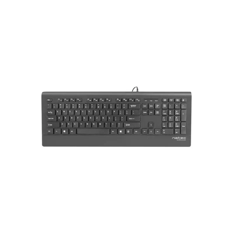 Natec Barracuda - toetsenbord - US - zwart - toetsenbord - US-Engels - zwart