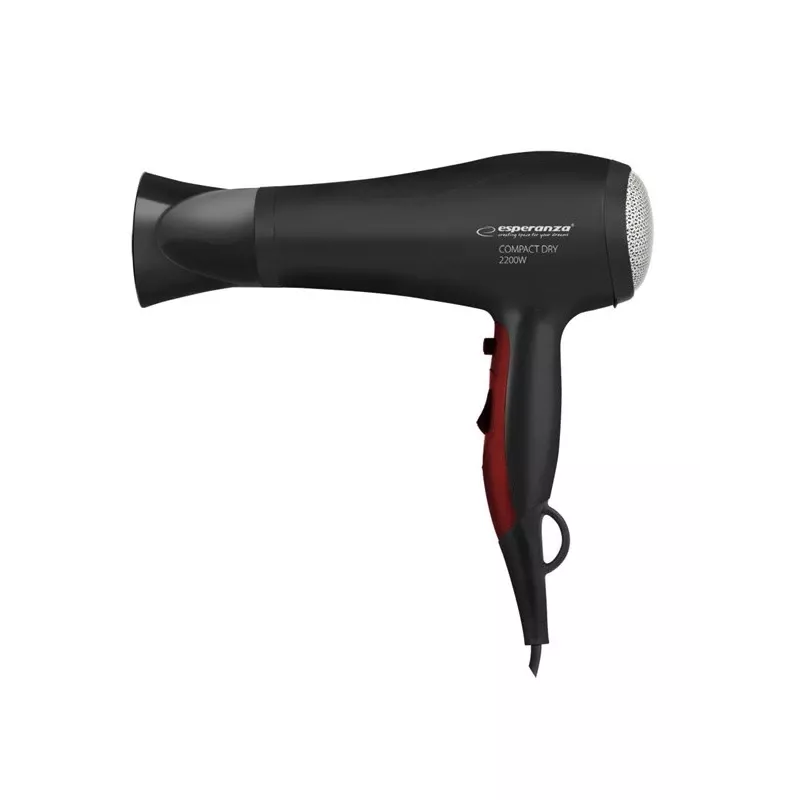 Esperanza Pamela EBH004K haardroger, 2200 W, zwart
