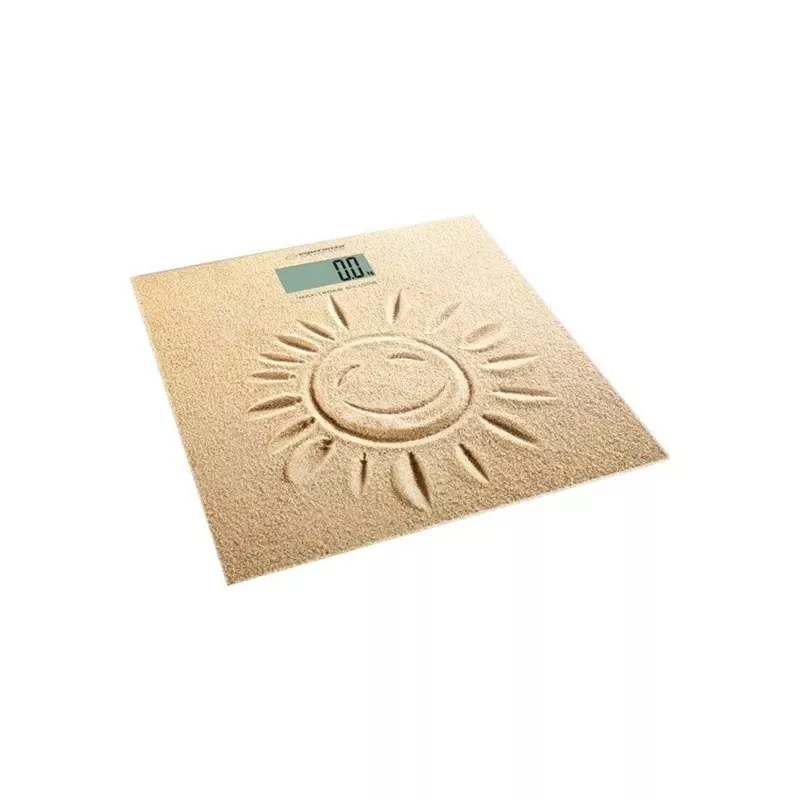 Esperanza EBS006 personenweegschaal elektronische personenweegschaal vierkant beige