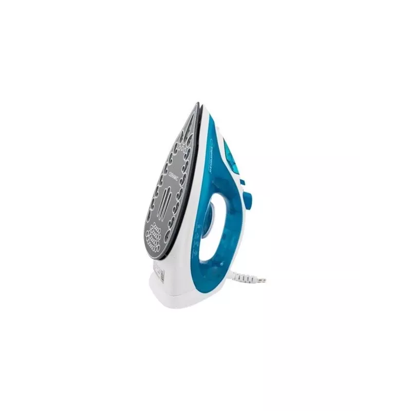 Esperanza EHI002 Slider stoomstrijkijzer, 2200 W, keramische zoolplaat, verticale stoom, wit/blauw