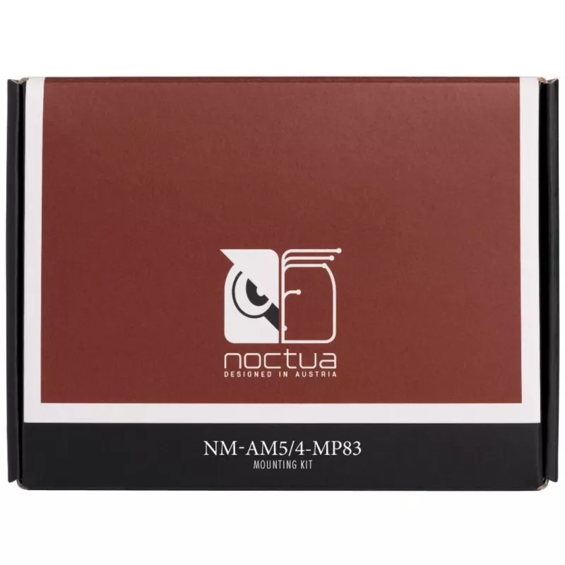 Montageset Noctua NM-AM5/4-MP83 zwart chroom voor socket AM4 AM5