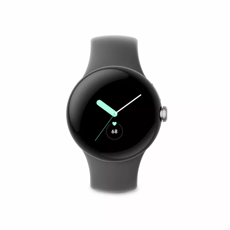 Google Pixel Watch – gepolijst zilver – smartwatch met bandje