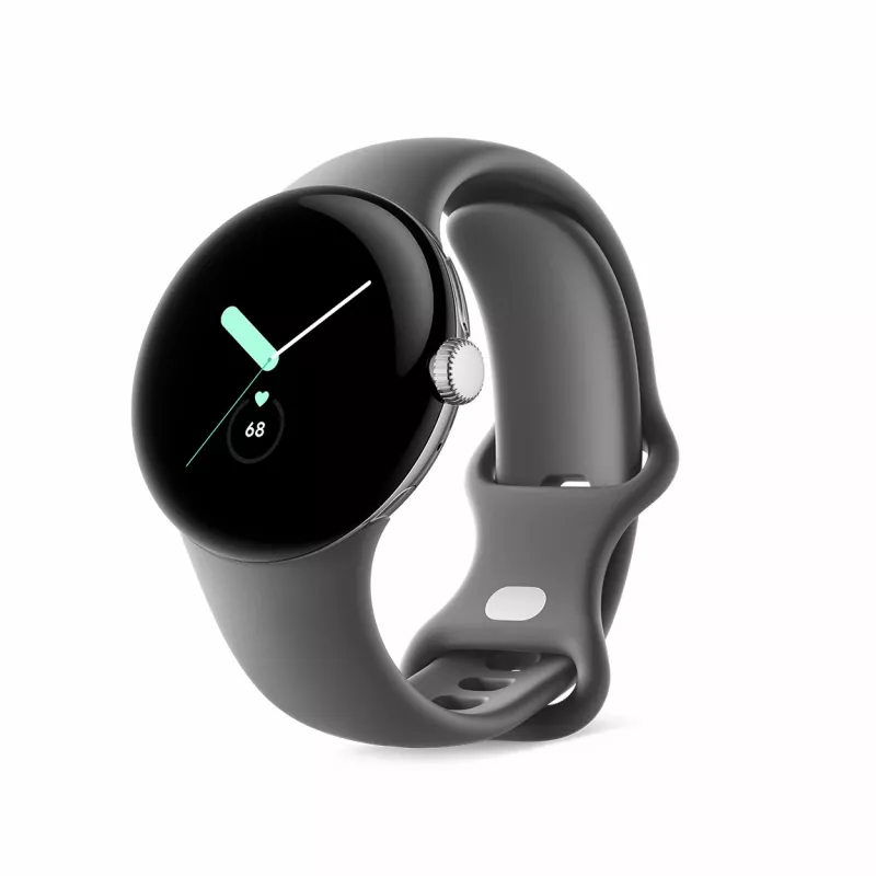 Google Pixel Watch – gepolijst zilver – smartwatch met bandje