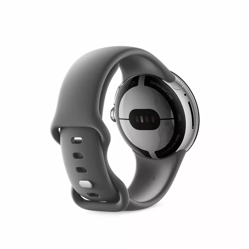 Google Pixel Watch – gepolijst zilver – smartwatch met bandje