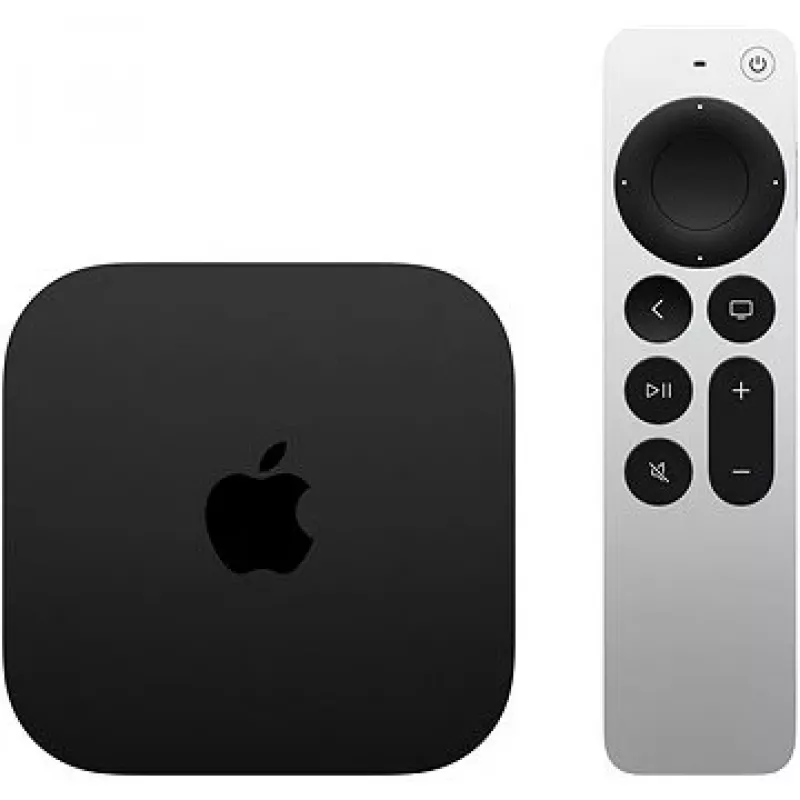 Apple TV 4K zwart, zilver 4K Ultra HD 128 GB Wi-Fi Ethernet LAN