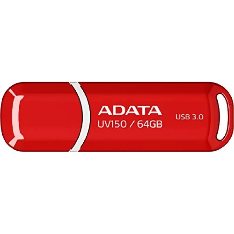 USB-stick ADATA DashDrive UV150 64 GB, USB Type-A 3.2 Gen 1, rood, kapdesign