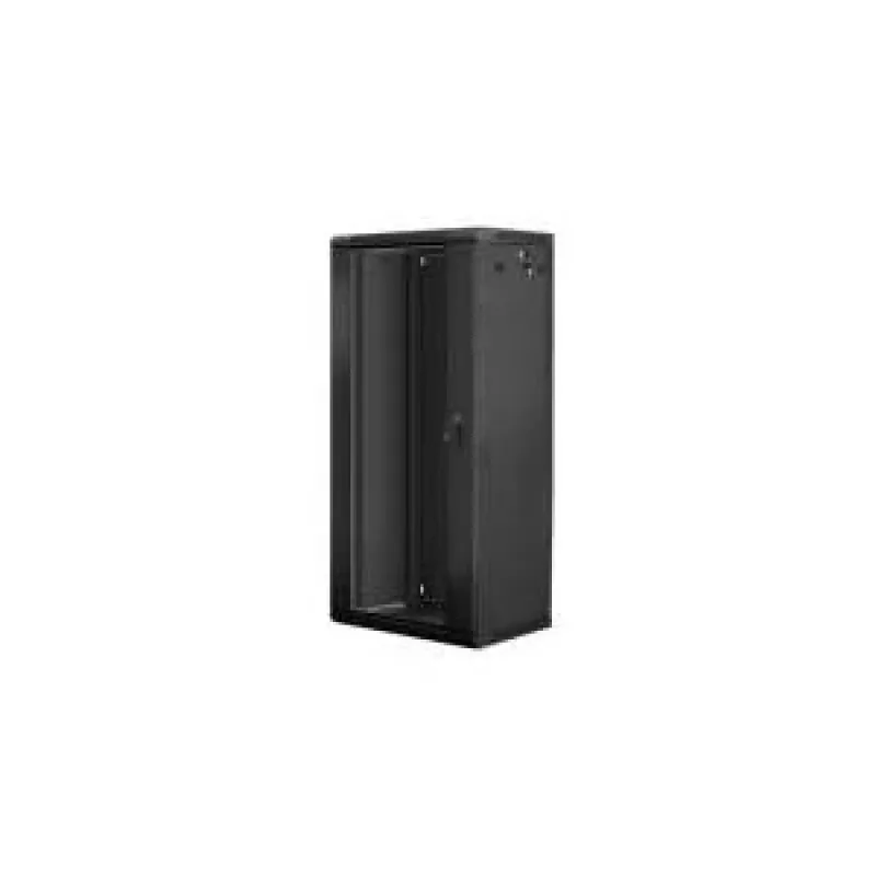 Lanberg wandmontage kast 19'' gedemonteerd plat pak 27U/600x450mm zwart